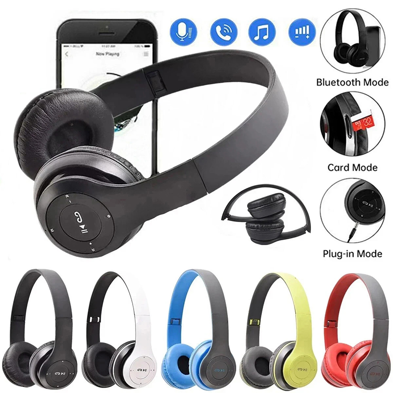 Bluetooth Headset On Ear - Casque Bluetooth sans fil, écouteurs HiFi
