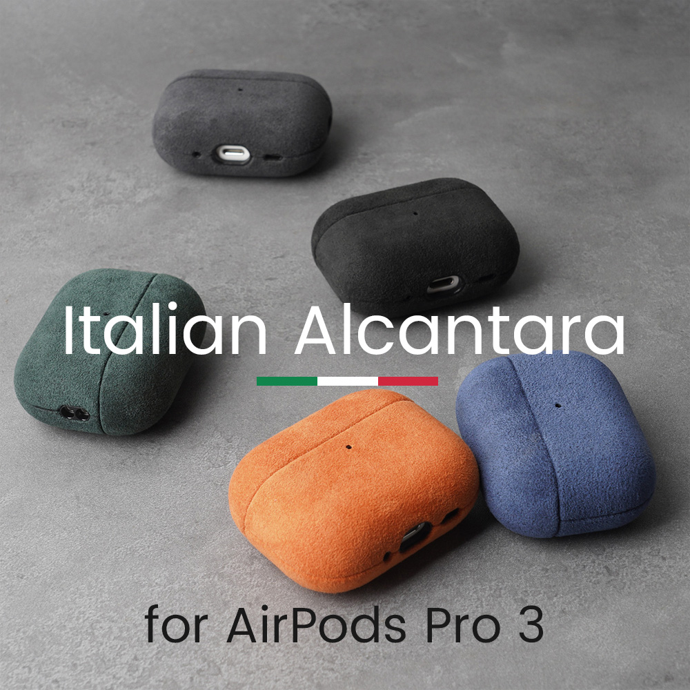 Bluetooth Headset On Ear - ALCANTARA étui pour AirPods Pro 3