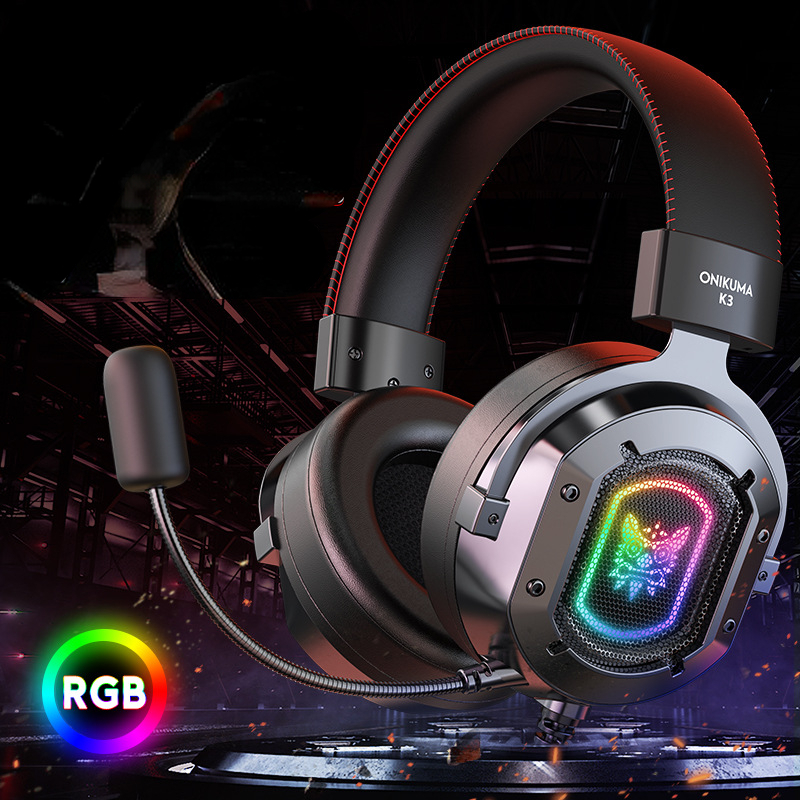 Onikuma-Casque de jeu filaire  - Gaming Headset Rgb avis et prix
