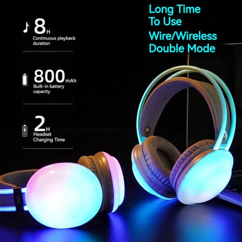 Gamer sans fil Bluetooth casqu - Gaming Headset Rgb avis et prix