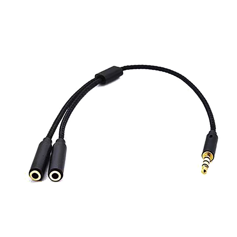 Câble répartiteur audio tressé - Earphone Splitter Jack avis et prix