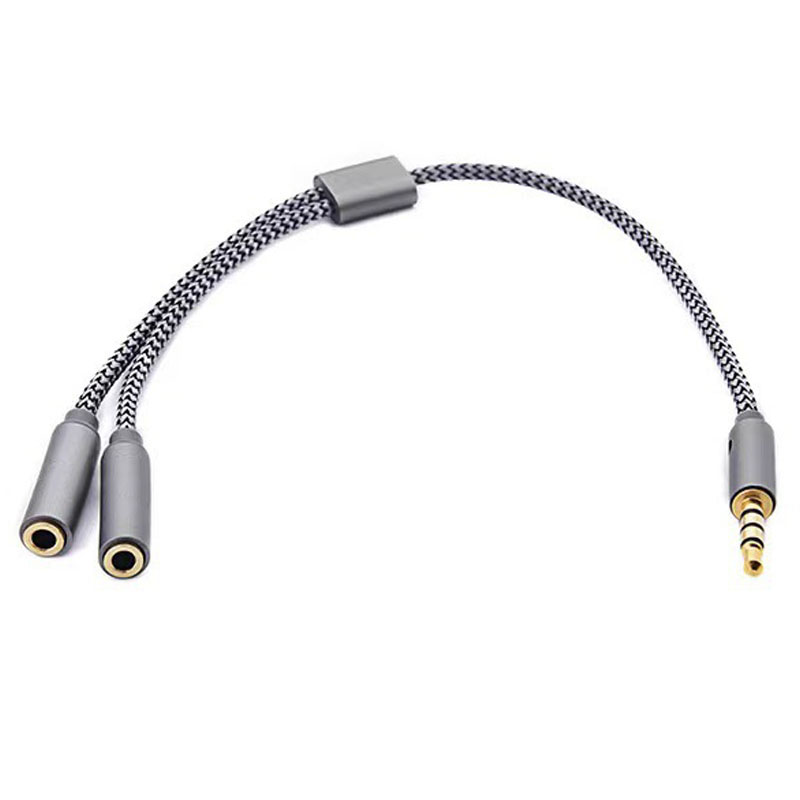 Câble répartiteur audio tressé - Earphone Splitter Jack avis et prix